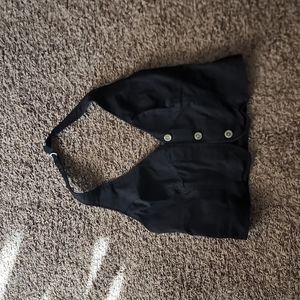 Black Halter Top - London Jean